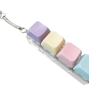 Fidget Toys, Dekompression Spielzeug Schlüsselanhänger, Tastatur Fidget Spielzeu, Lustig Bunter